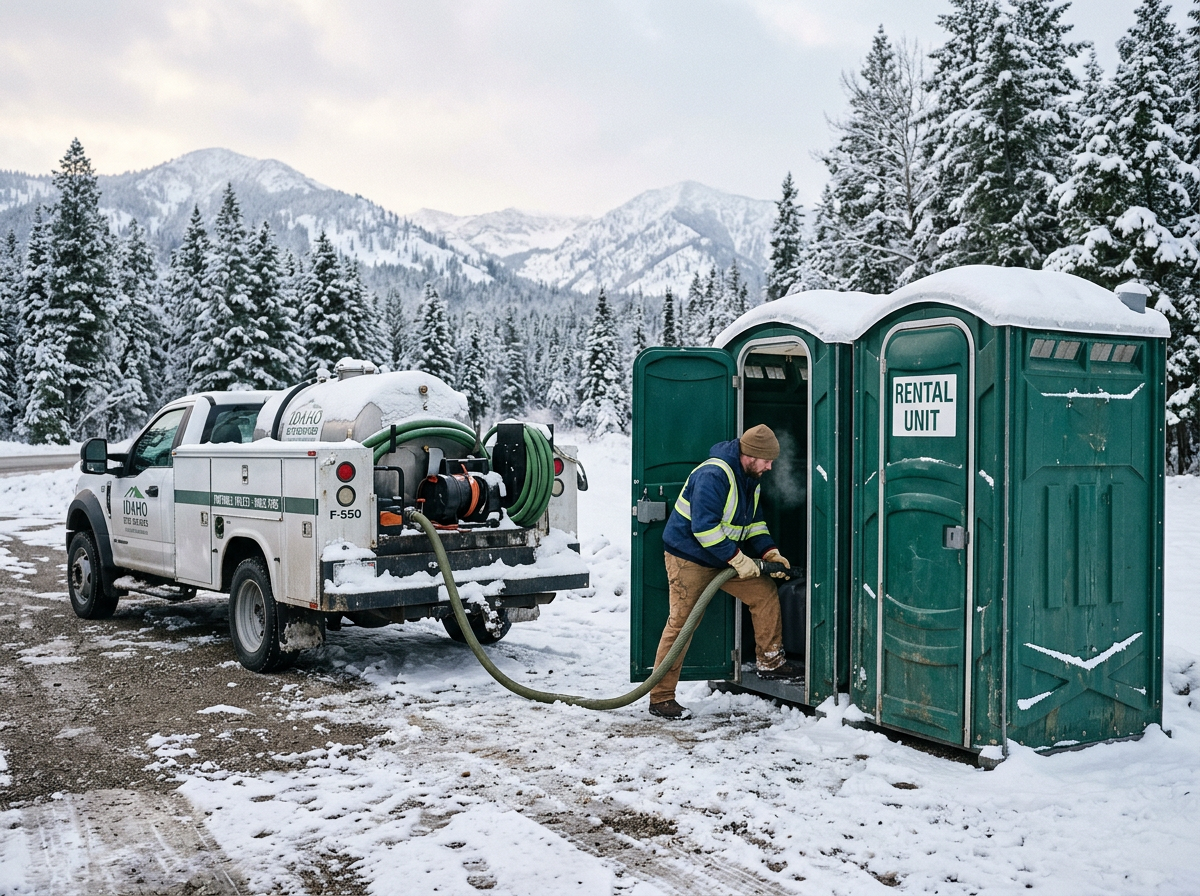 portable toilet and restroom trailer rental in Twin Falls