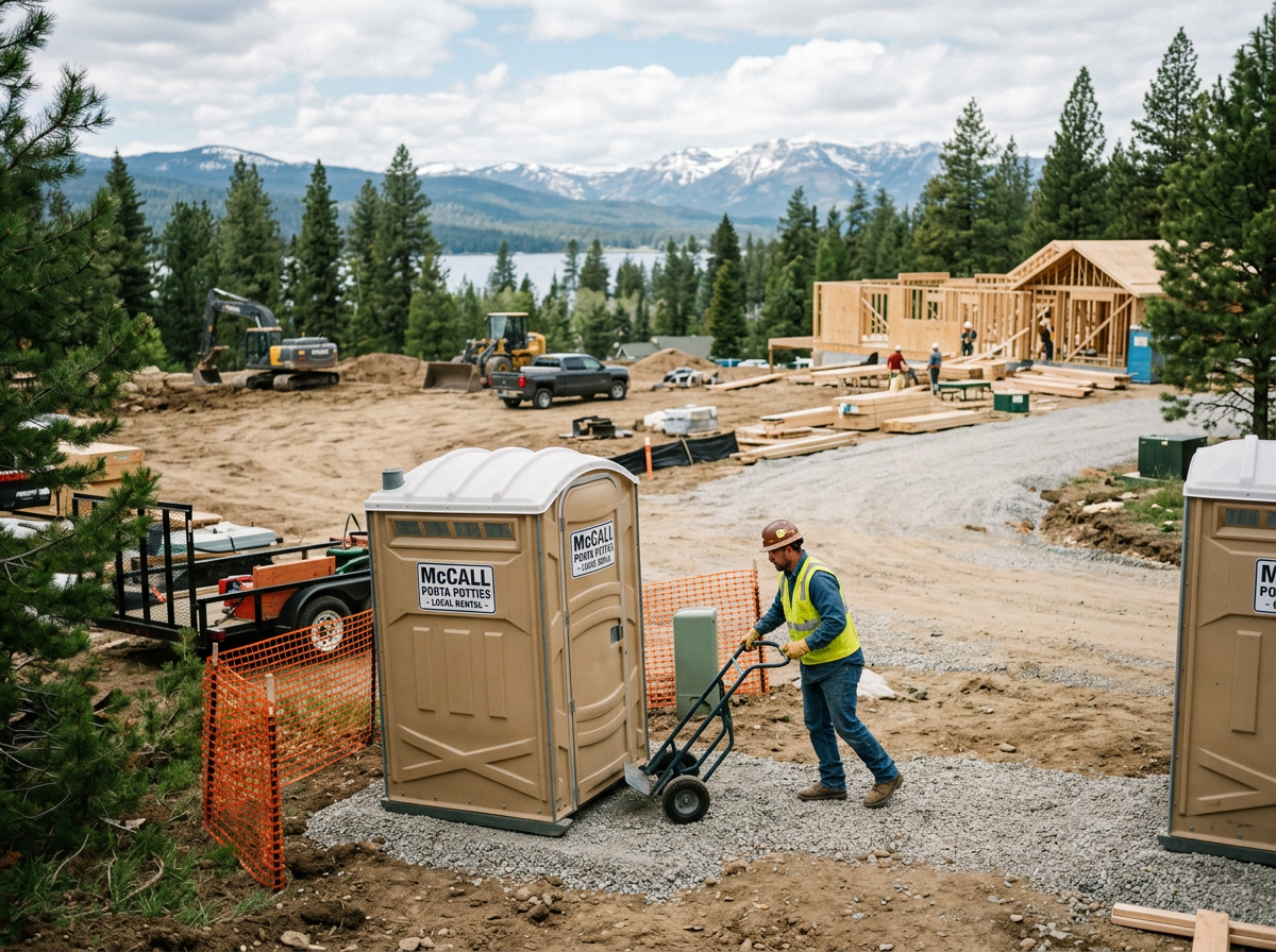 portable toilet and restroom trailer rental in Weiser