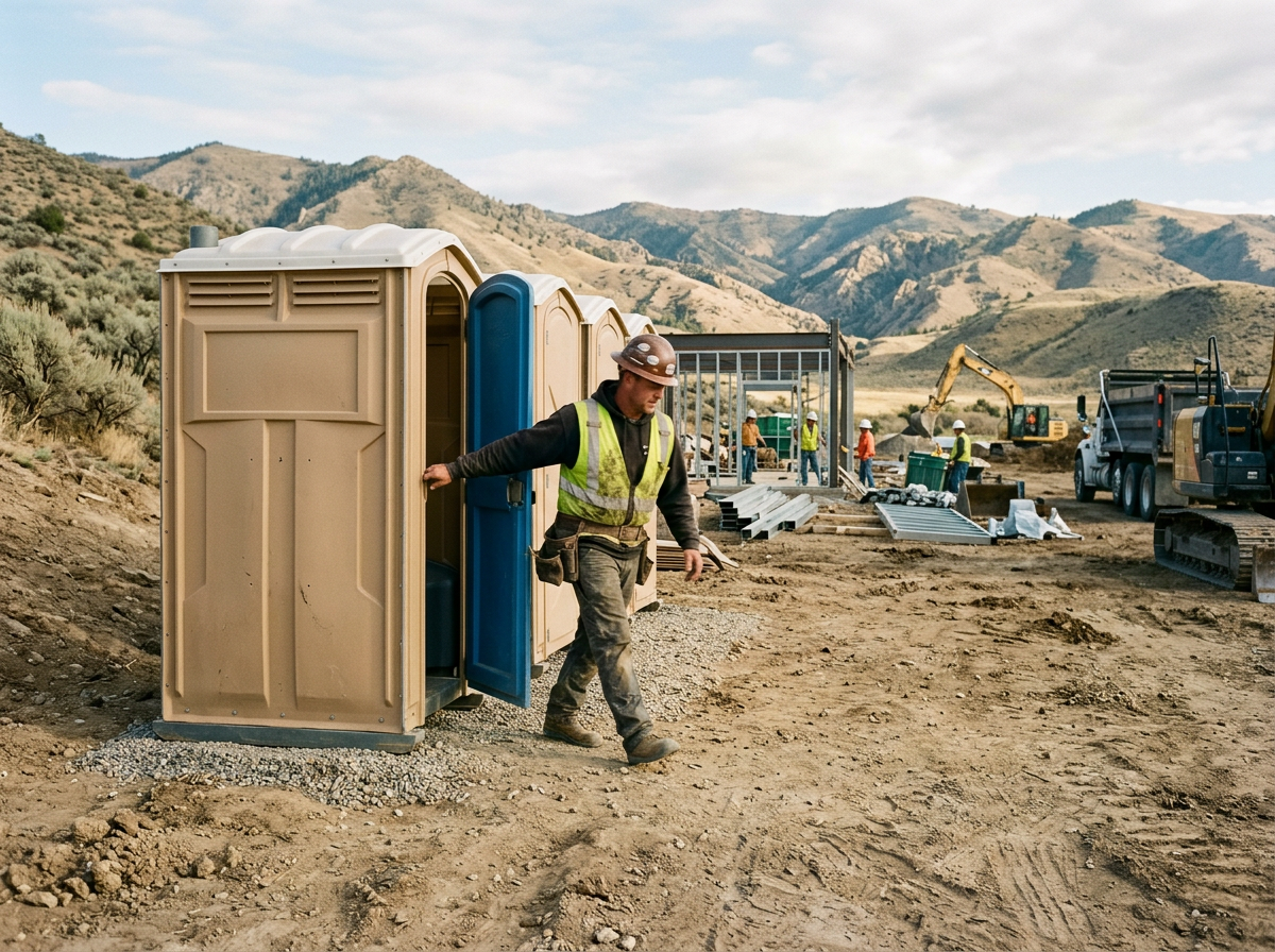 portable toilet and restroom trailer rental in Hayden